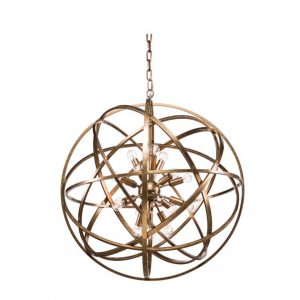 Nest taklampa mässing L Ø: 80