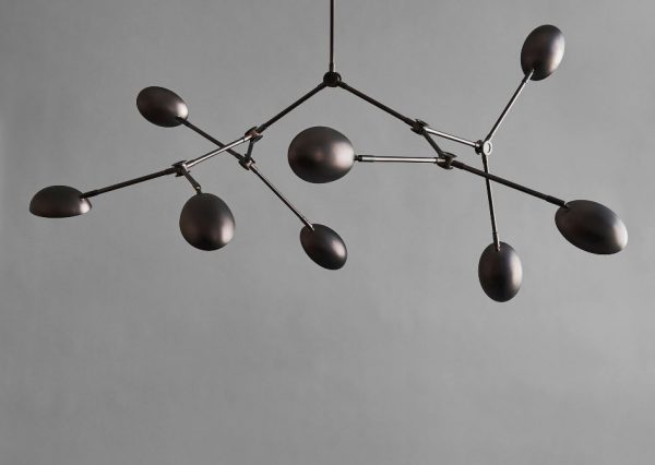 DROP CHANDELIER – BURNED BLACK STOR