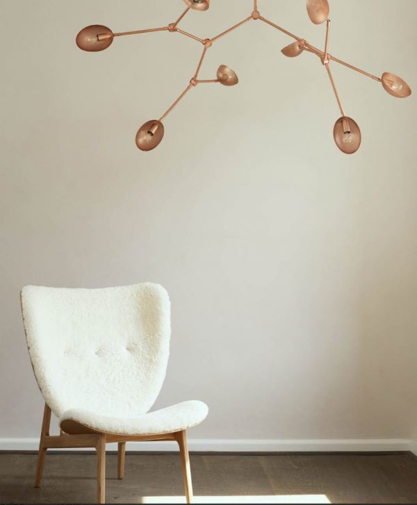 DROP CHANDELIER PERFORATED ROSE STOR - Bild 2