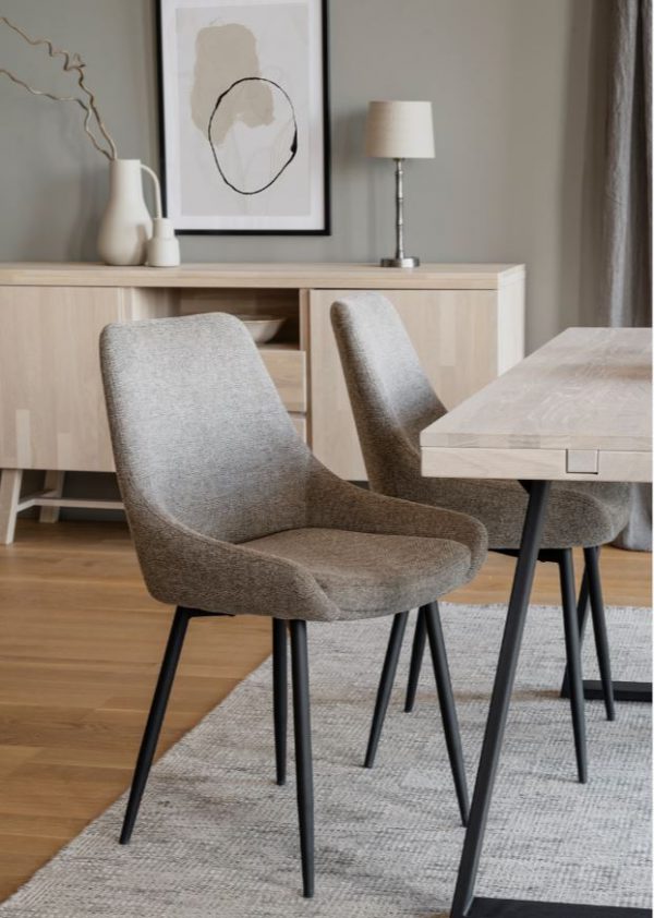Sierra stol beige tyg - Bild 2