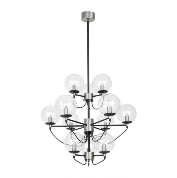 Perla 12 Glas/silver/svart