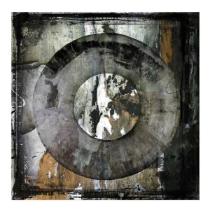 CIRCLE BROWN 120x120 ALUMINIUM