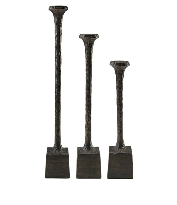 CANDELA 3-SET ANTIK BRONS