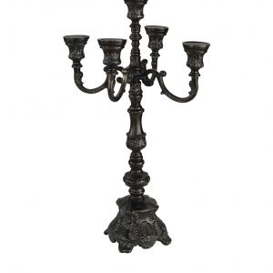 Barocci ljusstake antik brons
