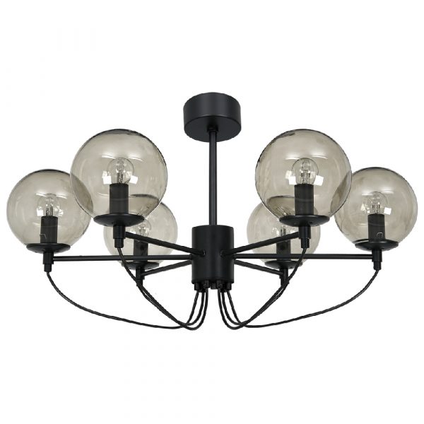 Taklampa Perla 6 BLACK EDITION