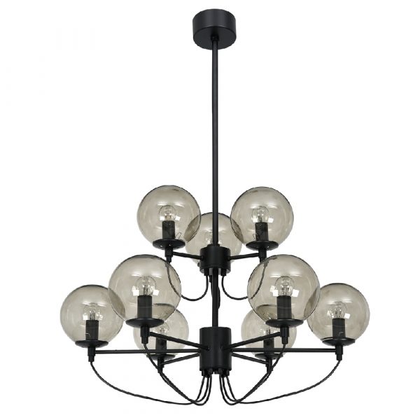 Taklampa Perla 9 BLACK EDITION