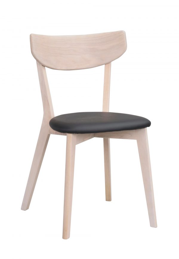 AMI STOL VITPIGMENTERAD/SVART 2 pack