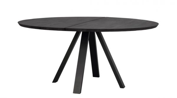 CARRADALE MATBORD SVART Ø 150
