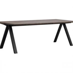CARRADALE MATBORD BRUN/SVART 220 cm