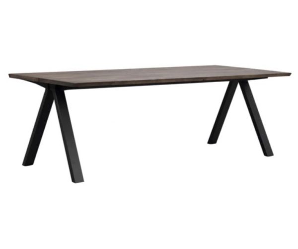 CARRADALE MATBORD BRUN/SVART 220 cm