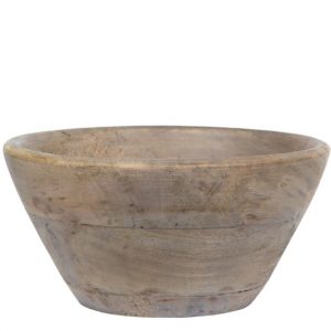 Skål Antik Trä 20x10cm