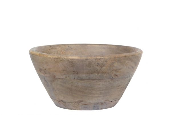 Skål Antik Trä 20x10cm