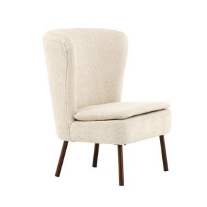 HÄLLSÖ Teddyfåtöljer Beige