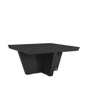 Trent soffbord kvadrat svart