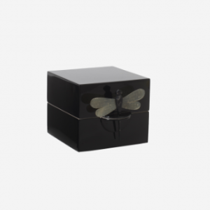 Dragonfly skrin S 12x12x10 cm svart
