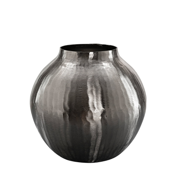 ARMANDO Vas 30 cm Black Nickel. Metall