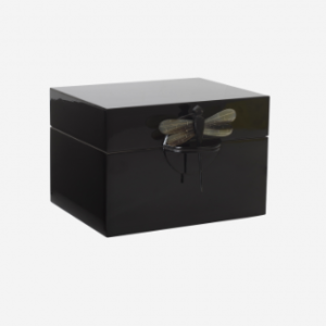 Dragonfly skrin S 18x14x12 cm Svart