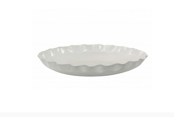 Fat Plisse Emalj Shell 45x7 cm
