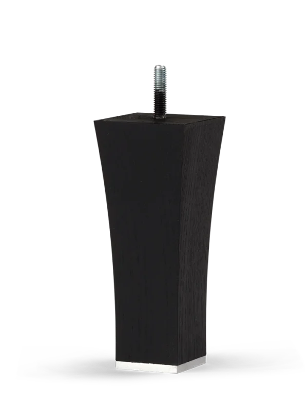 AYA Square Svartlaserad bok 14cm