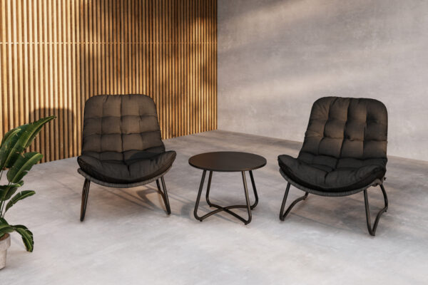 Cala Lounge Set Antracit