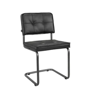 CARLOS matstol Matt black taupe