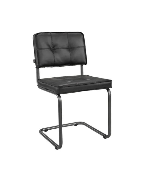 CARLOS matstol Matt black taupe